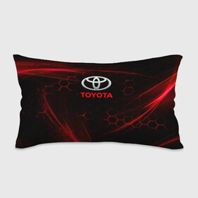 Подушка 3D антистресс с принтом [Toyota] Неоновые соты , наволочка — 100% полиэстер, наполнитель — вспененный полистирол | состоит из подушки и наволочки на молнии | auto | sport | toyota | авто | автомобиль | бренд | спорт | тойота