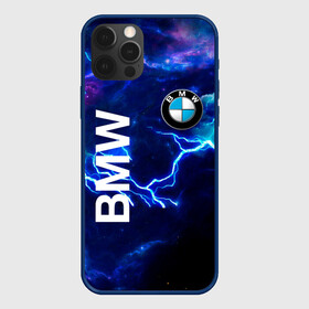 Чехол для iPhone 12 Pro с принтом [BMW] Синяя молния , силикон | область печати: задняя сторона чехла, без боковых панелей | bmw | bmw performance | m | motorsport | performance | бмв | моторспорт