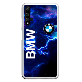 Чехол для Honor 20 с принтом [BMW] Синяя молния , Силикон | Область печати: задняя сторона чехла, без боковых панелей | bmw | bmw performance | m | motorsport | performance | бмв | моторспорт