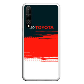 Чехол для Honor P30 с принтом [Toyota] Texture , Силикон | Область печати: задняя сторона чехла, без боковых панелей | auto | sport | texture | toyota | авто | автомобиль | бренд | спорт | текстура | тойота