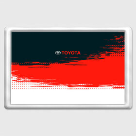 Магнит 45*70 с принтом [Toyota] Texture , Пластик | Размер: 78*52 мм; Размер печати: 70*45 | Тематика изображения на принте: auto | sport | texture | toyota | авто | автомобиль | бренд | спорт | текстура | тойота