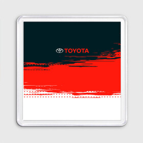 Магнит 55*55 с принтом [Toyota] Texture , Пластик | Размер: 65*65 мм; Размер печати: 55*55 мм | Тематика изображения на принте: auto | sport | texture | toyota | авто | автомобиль | бренд | спорт | текстура | тойота