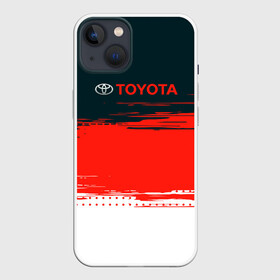 Чехол для iPhone 13 с принтом [Toyota] Texture ,  |  | auto | sport | texture | toyota | авто | автомобиль | бренд | спорт | текстура | тойота