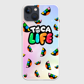 Чехол для iPhone 13 с принтом ТОКА БОКА ЛОГОТИП ,  |  | digital toys | gamer | games | helicopter taxi | pets | toca boca | toca hair salon | toca kitchen | toca life | toca life city | toca life world | toca tea party | video games | бока бока | игры | тока бока | тока лайф | тока тока