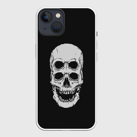 Чехол для iPhone 13 с принтом Terrible Skull ,  |  | bone | bones | halloween | horrible | monster | mutant | old | scary | siamese | sinister | skeleton | skull | terrible | twin | близнец | зловещий | кости | кость | монстр | мутант | сиамский | скелет | старый | страшный | ужасный | хэллоуин | череп