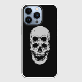 Чехол для iPhone 13 Pro с принтом Terrible Skull ,  |  | bone | bones | halloween | horrible | monster | mutant | old | scary | siamese | sinister | skeleton | skull | terrible | twin | близнец | зловещий | кости | кость | монстр | мутант | сиамский | скелет | старый | страшный | ужасный | хэллоуин | череп