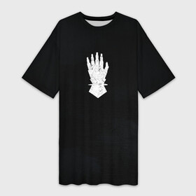 Платье-футболка 3D с принтом Железные руки (цвета легиона) ,  |  | astartes | ferrus manus | iron hands | space marine | waha | warhammer | астартес | вархаммер | ваха | железные руки | феррус манус