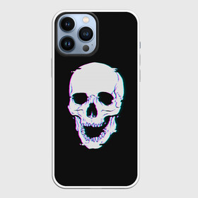 Чехол для iPhone 13 Pro Max с принтом Неоновый светящийся череп ,  |  | bone | bones | color | glow | halloween | light | neon | skeleton | skull | кости | кость | неон | неоновый | свет | свечение | скелет | хэллоуин | цвет | череп