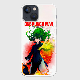 Чехол для iPhone 13 mini с принтом Тацумаки One Punch Man ,  |  | one punch man | one punchman | onepunchman | senritsu no tatsumaki | tatsumaki | аниме | ван панч мен | ванпанчмен | манга | тацумаки | торнадо | торнадо ужаса | ужасная торнадо | человек одинудар | человек одного удара