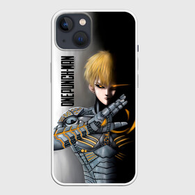 Чехол для iPhone 13 с принтом Металлическое тело Геноса One Punch Man ,  |  | genos | genoсide | jenosu | one punch man | one punchman | onepunchman | oni saibogu | аниме | ван панч мен | ванпанчмен | генос | кибердемон | кибернетическое тело | манга | сильнейший человек | человек одинудар | человек одного удара