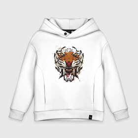 Детское худи Oversize хлопок с принтом Angry Tiger watercolor , френч-терри — 70% хлопок, 30% полиэстер. Мягкий теплый начес внутри —100% хлопок | боковые карманы, эластичные манжеты и нижняя кромка, капюшон на магнитной кнопке | 2022 | 2022 год | happy new year | santa | год тигра | дед мороз | каникулы | мороз | новогодний свитер | новый год | новый год 2022 | новый год тигра | оливье | праздник | рождество | санта клаус | свитер новогодний