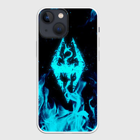 Чехол для iPhone 13 mini с принтом СКАЙРИМ НЕОНОВЫЙ ОГОНЬ   TES SKYRIM DRAGON ,  |  | Тематика изображения на принте: dovahkiin | dragon | dragonborn | fus ro dah | oblivion | rpg | skyrim | tes | tes 5 | tes skyrim | tes v | the elder scrolls | the elder scrolls skyrim | we know | докавин | дракон | мы знаем | обливион | рпг | скайрим | фус ро дах