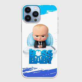 Чехол для iPhone 13 Pro Max с принтом The Boss Baby (Босс Молокосос) ,  |  | Тематика изображения на принте: boss baby | cartoon | the boss baby | босс молокосос | малой | мелкий | молокосос | мултик | мульт | мультфильм | пёсико