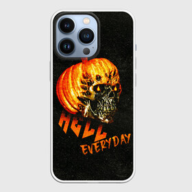 Чехол для iPhone 13 Pro с принтом Helloween   череп тыква  scull pumkin ,  |  | helloween | pumpkin | scull | праздник | праздникхеллоин | тыква | хелловин | холоуин | череп