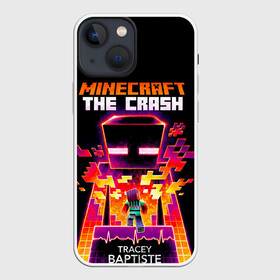 Чехол для iPhone 13 mini с принтом Minecraft THE CRASH ,  |  | craft | enderman | mine | minecraft | блоки | добывать | компьютерная игра | крафт | кубики | майн | майнкрафт | манкрафт | моб | ремесло | скин | странник края | шахта