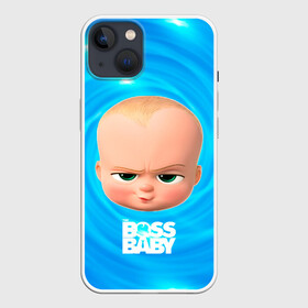 Чехол для iPhone 13 с принтом Голова Босса молокососа ,  |  | baby | boss | boss baby | босс | босс молокосос | маленький босс | малыш | мальчик | молокосос | ребенок