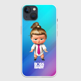 Чехол для iPhone 13 с принтом Boss baby girl ,  |  | baby | boss | boss baby | босс | босс молокосос | маленький босс | малыш | мальчик | молокосос | ребенок