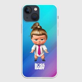Чехол для iPhone 13 mini с принтом Boss baby girl ,  |  | Тематика изображения на принте: baby | boss | boss baby | босс | босс молокосос | маленький босс | малыш | мальчик | молокосос | ребенок
