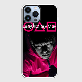 Чехол для iPhone 13 Pro Max с принтом Squid game: police officer ,  |  | action adventure | circle | cop | south korean | square | squid game | survival | thriller | triangle | web series | веб сериал | выживание | игра в кальмара | квадрат | круг | приключенческий боевик | треугольник | триллер | южнокорейский