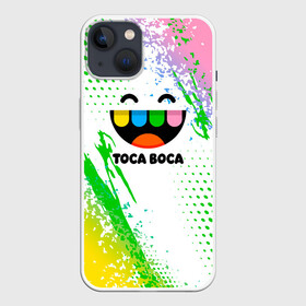 Чехол для iPhone 13 с принтом Toca Boca: Улыбашка. ,  |  | toca boca | toca life world | игра | тока бока | тока бока лайф | туса воса