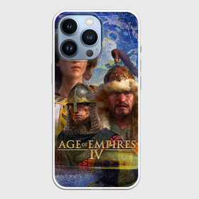 Чехол для iPhone 13 Pro с принтом Age of Empires 4 Обложка ,  |  | Тематика изображения на принте: age of empires 4 | games | history | rts | strategy | игры | история | ртс | стратегия