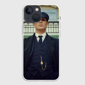 Чехол для iPhone 13 mini с принтом Томас Шелби позирует ,  |  | bandit | cillian murphy | final season | gangster | peaky blinders | thomas shelby | tommy | бандит | гангстер | острые козырьки | сериалы | томас шелби | томми | финальный сезон