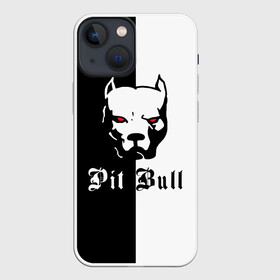 Чехол для iPhone 13 mini с принтом Pit Bull (боец) ,  |  | boxer | bulldog | fighting dog | pit bull | барбос | бобик | бойцовская собака | бойцовский пес | боксер | бульдог | волкодав | год со | друг человека | животное | зверь | ищейка | кинолог | кость | лайка | лапы | лев | пес