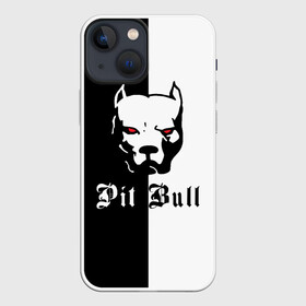 Чехол для iPhone 13 mini с принтом Pit Bull (боец) ,  |  | Тематика изображения на принте: boxer | bulldog | fighting dog | pit bull | барбос | бобик | бойцовская собака | бойцовский пес | боксер | бульдог | волкодав | год со | друг человека | животное | зверь | ищейка | кинолог | кость | лайка | лапы | лев | пес