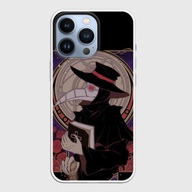 Чехол для iPhone 13 Pro с принтом Чумной доктор 1 ,  |  | доктор | клюв | крест | маска | темный | чумной