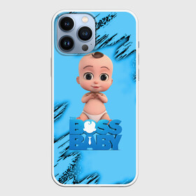 Чехол для iPhone 13 Pro Max с принтом Босс Молокосос (сердечко) ,  |  | Тематика изображения на принте: boss baby | бос молокосос | босс молокосос | молокосос | мультфильм | ребенок