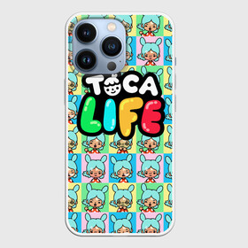 Чехол для iPhone 13 Pro с принтом Toca Boca logo | Тока Бока Рита ,  |  | toca boca | детская игра | игра | лого | логотип | персонажи | прикоснуться ко рту | рита | тока бока