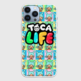 Чехол для iPhone 13 Pro Max с принтом Toca Boca logo | Тока Бока Рита ,  |  | toca boca | детская игра | игра | лого | логотип | персонажи | прикоснуться ко рту | рита | тока бока