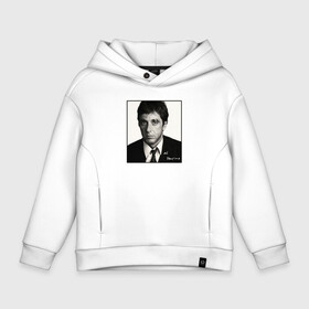 Детское худи Oversize хлопок с принтом Аль Пачино   Al Pacino , френч-терри — 70% хлопок, 30% полиэстер. Мягкий теплый начес внутри —100% хлопок | боковые карманы, эластичные манжеты и нижняя кромка, капюшон на магнитной кнопке | Тематика изображения на принте: al pacino | alfredo james | alfredo james pacino | gangster | актеры | аль пачино | альфредо джеймс | гангстер