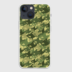 Чехол для iPhone 13 mini с принтом Акулы (камуфляж) ,  |  | Тематика изображения на принте: camouflage | disgu | fish | hunting camouflage | military | military camouflage | ocean | predator | shark | white shark | акула | белая акула | военный камуфляж | камуфляж | маскировка | масхалат | милитари | море | морской хищник | океан