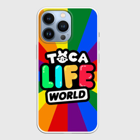 Чехол для iPhone 13 Pro с принтом TOCA LIFE WORLD   ТОКА ЛАЙФ ВОРЛД   ПОЛОСЫ ,  |  | leon | nari | rita | toca life | toca life world | zeke | зик | леон | нари | разноцветный | рита | тока лайф ворлд