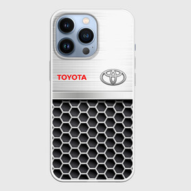 Чехол для iPhone 13 Pro с принтом Toyota | Стальная решетка ,  |  | camry | land cruiser | toyota | toyota camry | toyota chaser | toyota corol | toyota land cruiser | toyota sport | toyota tundra | tundra | камри | койота корона | ленд крузер | марк | тойота | тойота камри | тойота корона | тойота ленд крузер | тойота ма