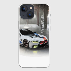 Чехол для iPhone 13 mini с принтом BMW Motorsport Mission 8 ,  |  | bmw | car | germany | motorsport | power | prestige | автомобиль | автоспорт | бмв | германия | мощь | престиж