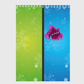 Скетчбук с принтом Цветное рождество Snowflake , 100% бумага
 | 48 листов, плотность листов — 100 г/м2, плотность картонной обложки — 250 г/м2. Листы скреплены сверху удобной пружинной спиралью | Тематика изображения на принте: bright colors | christmas | holiday | new year | popular print | reindeer | santa claus | sleigh | snowflake | snowman | top | trend | в топе | дед мороз | новый год | олени | популярный принт | праздник | рождество | сани | санта клаус | снеговик | снежи