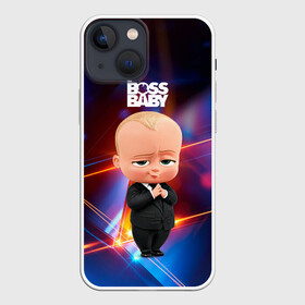 Чехол для iPhone 13 mini с принтом Босс молокосос (деловой стиль) ,  |  | baby | boss | boss baby | босс | босс молокосос | маленький босс | малыш | мальчик | молокосос | ребенок