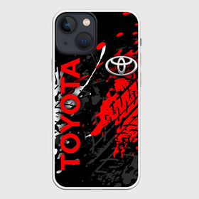 Чехол для iPhone 13 mini с принтом TOYOTA RED   TOYOTA SPORT ,  |  | camry | corolla | race | sport | toyota | авто | автомобиль | камри | корола | красный | спорт | тойота