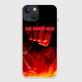 Чехол для iPhone 13 с принтом Кулак One Punch Man в огне ,  |  | hagemanto | one punch man | one punchman | onepunchman | saitama | sensei | аниме | ван панч мен | ванпанчмен | лысый плащ | манга | сайтама | сильнейший человек | учитель | человек одинудар | человек одного удара