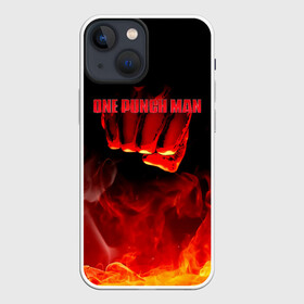 Чехол для iPhone 13 mini с принтом Кулак One Punch Man в огне ,  |  | hagemanto | one punch man | one punchman | onepunchman | saitama | sensei | аниме | ван панч мен | ванпанчмен | лысый плащ | манга | сайтама | сильнейший человек | учитель | человек одинудар | человек одного удара