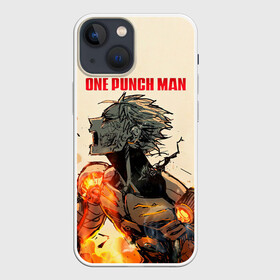 Чехол для iPhone 13 mini с принтом Разрушение Геноса One Punch Man ,  |  | Тематика изображения на принте: genos | genoсide | jenosu | one punch man | one punchman | onepunchman | oni saibogu | аниме | ван панч мен | ванпанчмен | генос | кибердемон | кибернетическое тело | манга | сильнейший человек | человек одинудар | человек одного удара