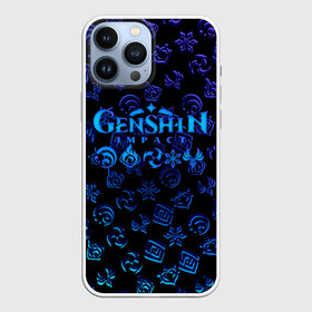 Чехол для iPhone 13 Pro Max с принтом Genshin Impact | NEON PATTERN SYMBOL ,  |  | genshin impact | razor genshin impact | аниме | геншин | геншин импакт | игра | рэйзор геншин | сяо лин genshin | ци ци геншин импакт