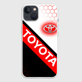 Чехол для iPhone 13 с принтом TOYOTA SPORT   TOYOTA GRADIENT ,  |  | camry | corolla | cyber | gradient | race | sport | toyota | авто | автомобиль | градиент | камри | кибер | корола | спорт | тойота