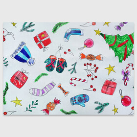 Поздравительная открытка с принтом шарики фонарики , 100% бумага | плотность бумаги 280 г/м2, матовая, на обратной стороне линовка и место для марки
 | вечеринка | гирлянды | дед мороз | диджей | диско | дискотека | ёлка | ель | зима | игрушки | конкурс | мишура | новый год | рождество | снег | снегурочка | снежинка | танец