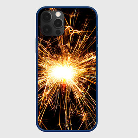 Чехол для iPhone 12 Pro Max с принтом фейерверк души , Силикон |  | искры | праздник | салют | фейерверк | хлопушка