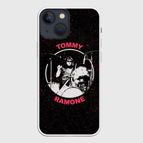 Чехол для iPhone 13 mini с принтом Tommy Ramone ,  |  | alternative | music | punk | punkrock | ramones | ramons | rock | альтернатива | музыка | панк | панкрок | рамонс | рок