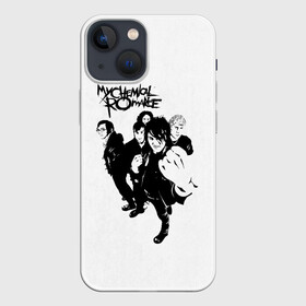 Чехол для iPhone 13 mini с принтом Черный эскиз участников группы My Chemical Romance ,  |  | Тематика изображения на принте: death spells | electric century | gerard way | leathermouth | mcr | my chemical romance | pencey prep | альтернативный | джерард уэй | май кемикал романс | майки уэй | мкр | мой химический роман | мср | мхр | мцр | панк | поп | поппанк | рок