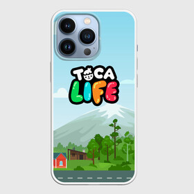 Чехол для iPhone 13 Pro с принтом TOCA BOCA WORLD LOGO ,  |  | digital toys | gamer | games | helicopter taxi | pets | toca boca | toca hair salon | toca kitchen | toca life | toca life city | toca life worl | toca tea party | video games | игры